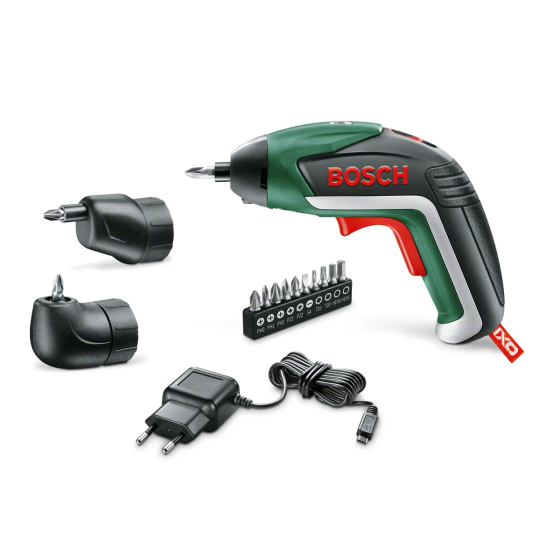 Bosch Ixo Cordless Screwdriver + Corner + Eccentric Adapter Стамбул