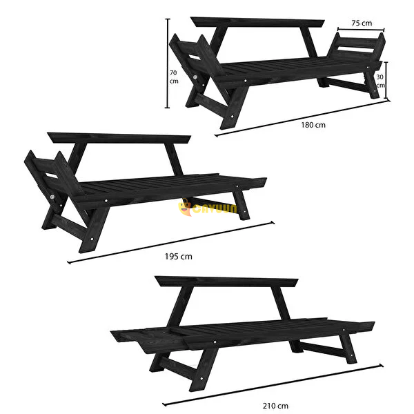 Woodesk Islands Solid Natural-Orange цвет 2-местный диван Cpt8171-210 Стамбул - изображение 4