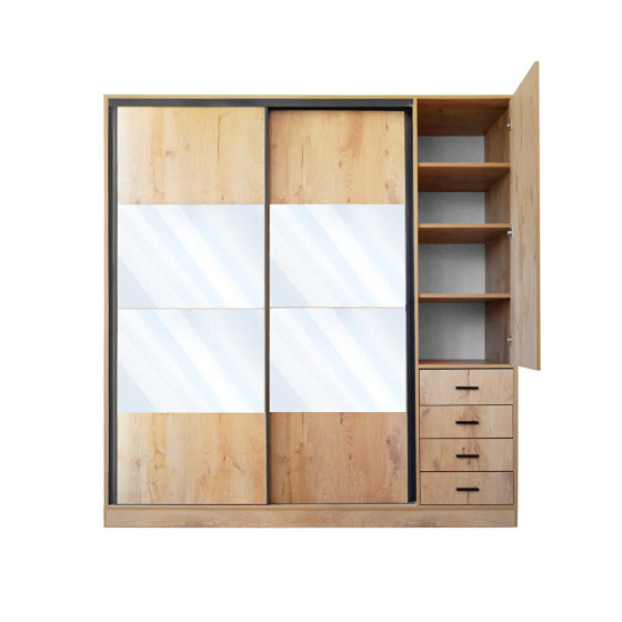 Pramo Furniture Sliding Wardrobe with Drawer and Dresser Стамбул