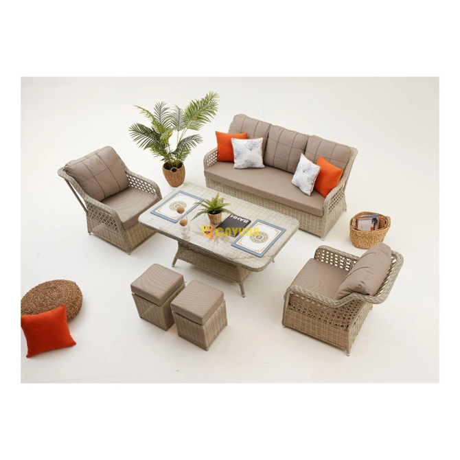 Divona Home Genoa Garden Sofa Set 3 1 1 and Coffee Table Istanbul - photo 8