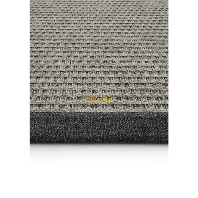 Cool Carpet Milano 666 Gray Wicker Textured Entrance Hall Carpet Bordered Kitchen Carpet Cut Carpet Istanbul - photo 7