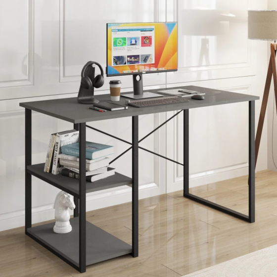 Portable Study Desk Shelf Office Laptop Computer Table Smoke 1420 Стамбул