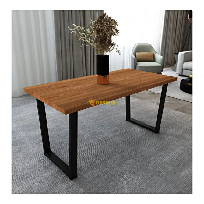 Woodesk Ilgın Solid Teak Color 180x80 Dining Table Cpt7220-180 180x80 cm Istanbul - photo 3