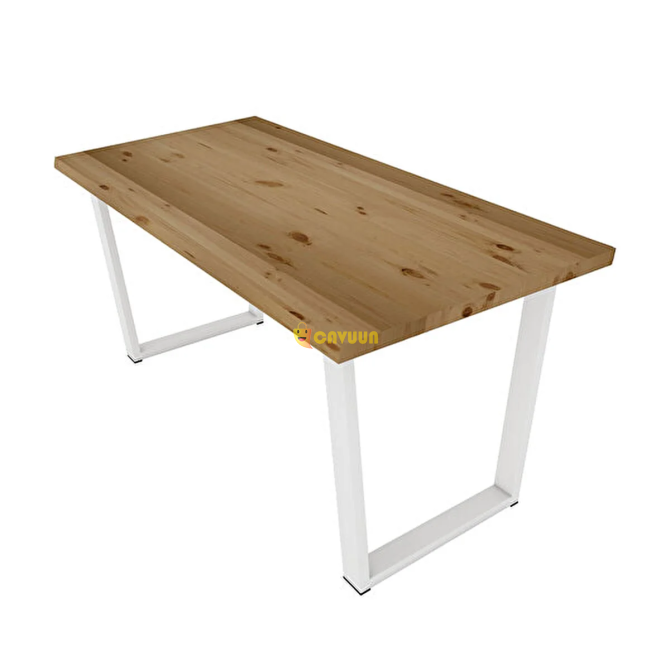 Woodesk Tuana Solid Natural Color Dining Table 140x70, Cpt7297-140 140x70 cm Istanbul - photo 4