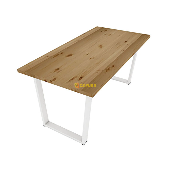 Woodesk Tuana Solid Natural Color Dining Table 140x70, Cpt7297-140 140x70 cm Istanbul - photo 5