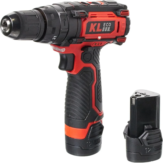 KL Eco Ke2220dm-db 12 Volt 2.0 Ampere Li-ion Rechargeable Impact Driver / Drill with Double Battery Стамбул