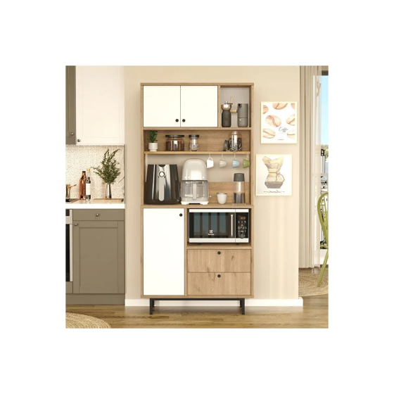 L'occi Concept Modway Series Coffee Corner Multi-Purpose Cabinet Kitchen Cabinet Basket-white Md4-sw Стамбул