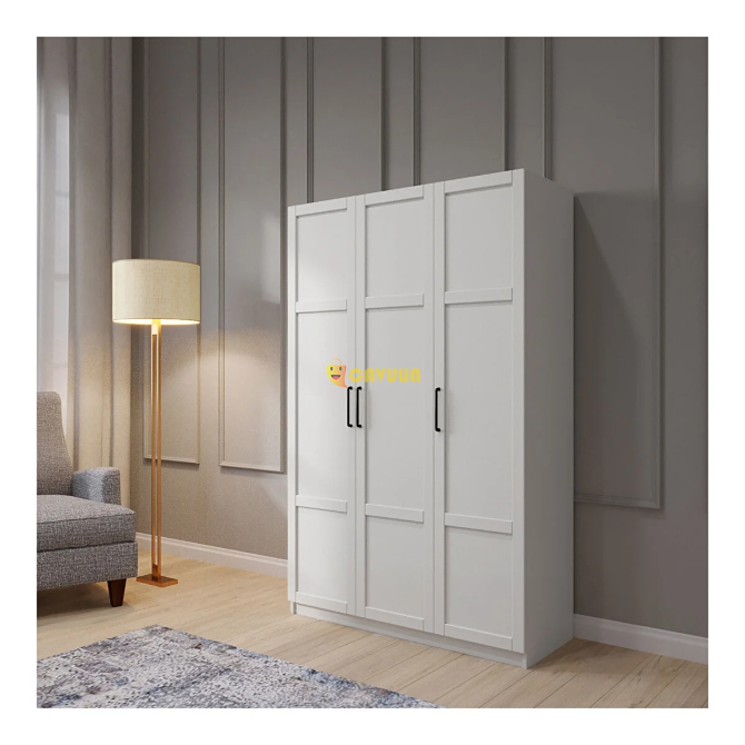 Dekorex White 3 Door Wardrobe Mnt315 Istanbul - photo 6