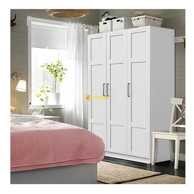 Dekorex White 3 Door Wardrobe Mnt315 Istanbul - photo 2