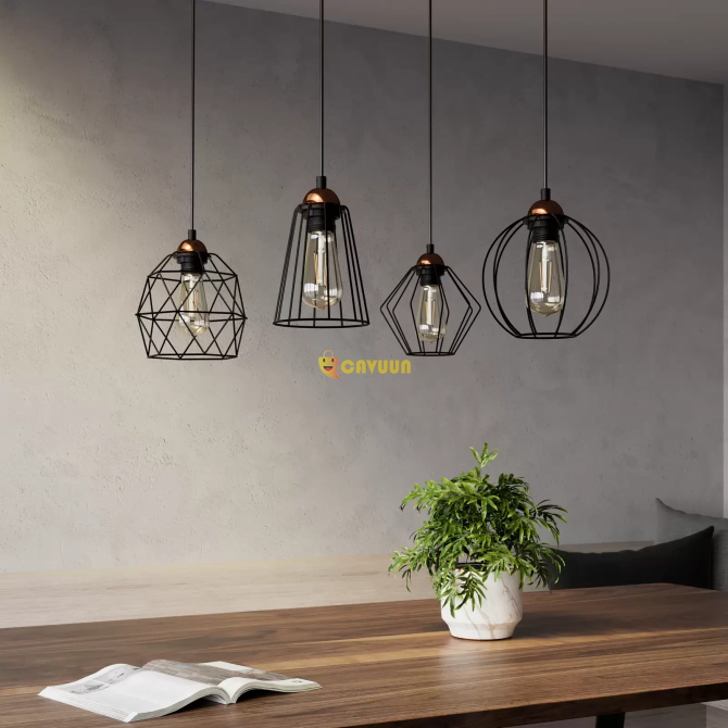 Galaxy pendant lamp with four shades Gazimağusa - photo 3