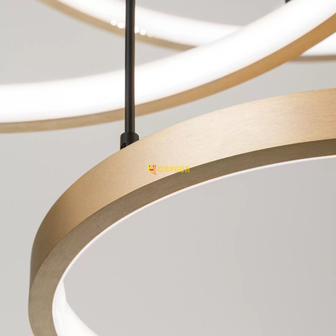 Pendant lamp Sphere, LED, 3-lamps, black/gold Gazimağusa - photo 6