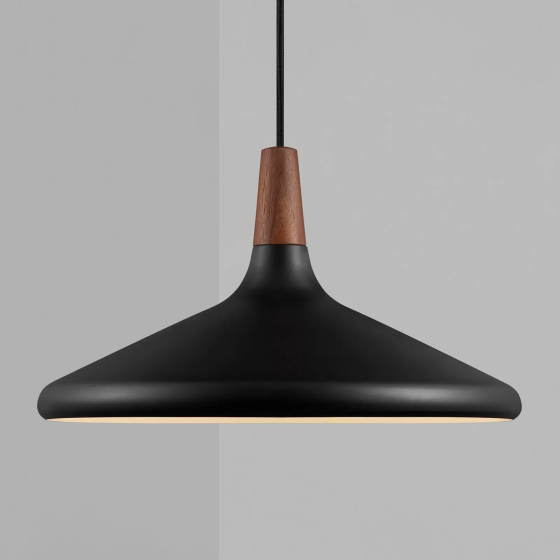 Nori pendant lamp Ø 39 cm, black Gazimağusa