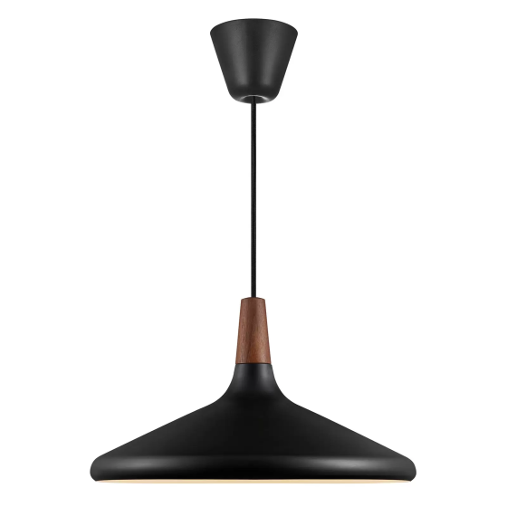 Nori pendant lamp Ø 39 cm, black Gazimağusa