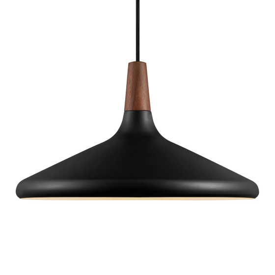 Nori pendant lamp Ø 39 cm, black Gazimağusa