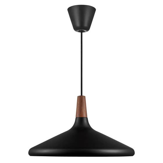 Nori pendant lamp Ø 39 cm, black Gazimağusa