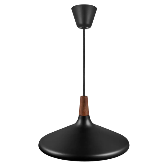 Nori pendant lamp Ø 39 cm, black Gazimağusa