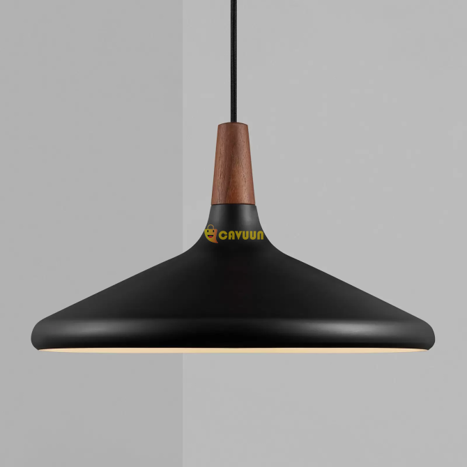 Nori pendant lamp Ø 39 cm, black Gazimağusa - photo 5