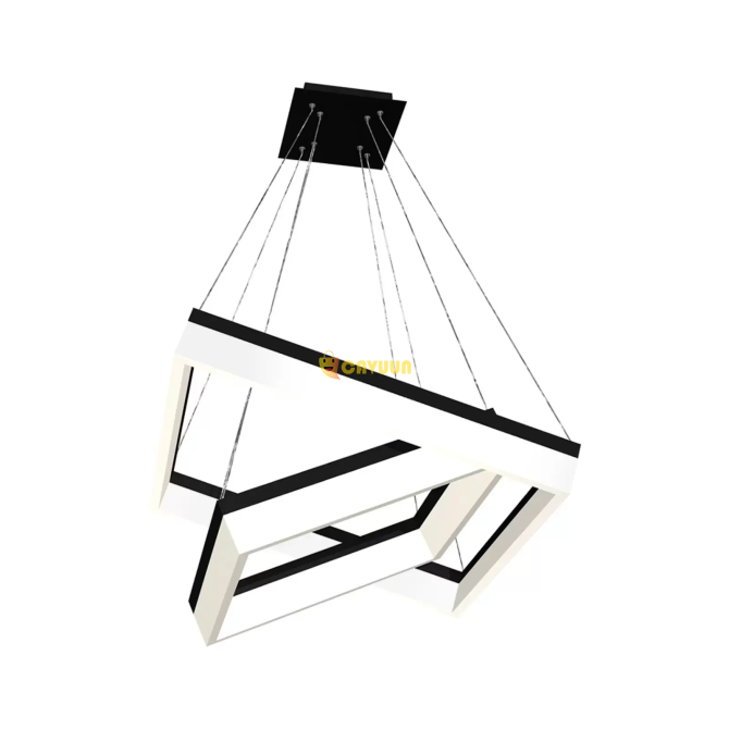 Nero pendant lamp, plastic, black, 2-lamp, 80 W Gazimağusa - photo 1