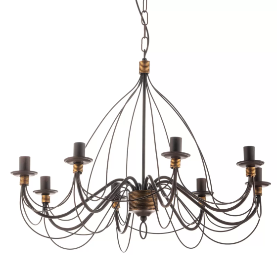 Chandelier FIAMMA Marrone 8-lamps without shade Gazimağusa