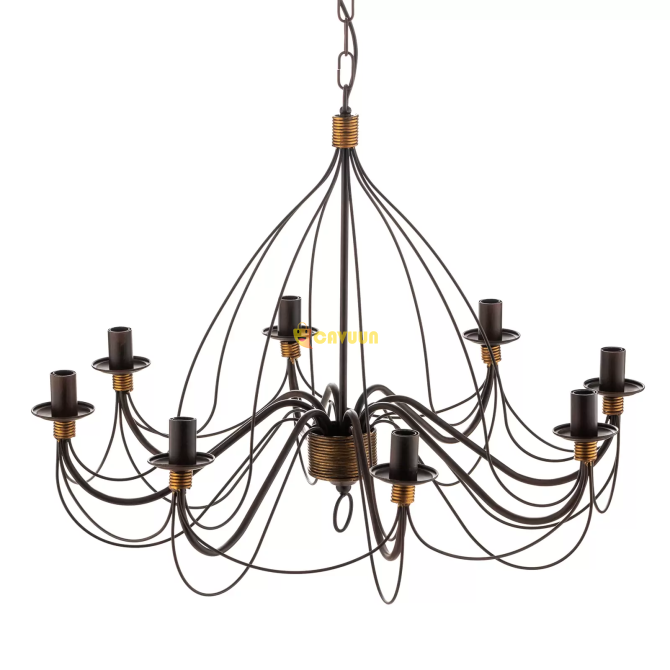 Chandelier FIAMMA Marrone 8-lamps without shade Gazimağusa - photo 6