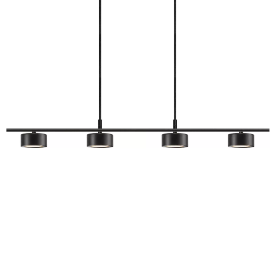 Pendant lamp Clyde, LED, 4-lamps, straight Gazimağusa