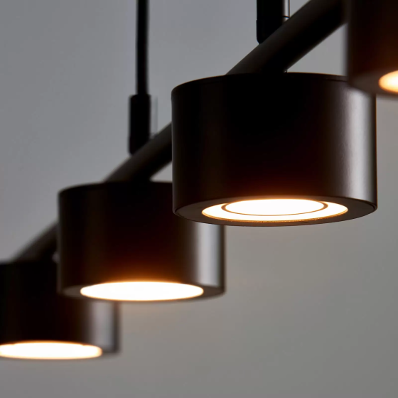 Pendant lamp Clyde, LED, 4-lamps, straight Gazimağusa