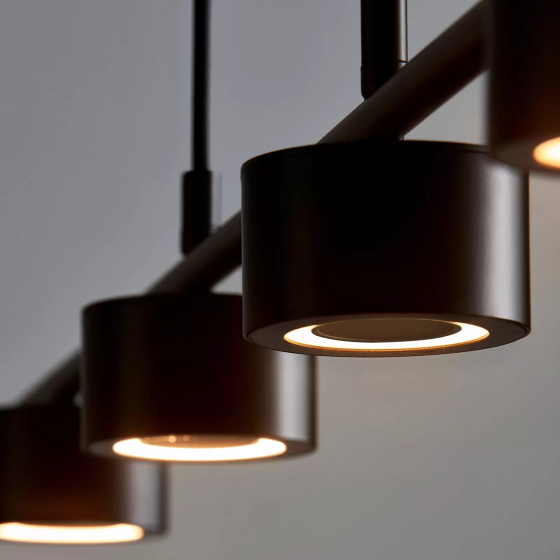 Pendant lamp Clyde, LED, 4-lamps, straight Gazimağusa