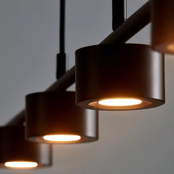 Pendant lamp Clyde, LED, 4-lamps, straight Gazimağusa