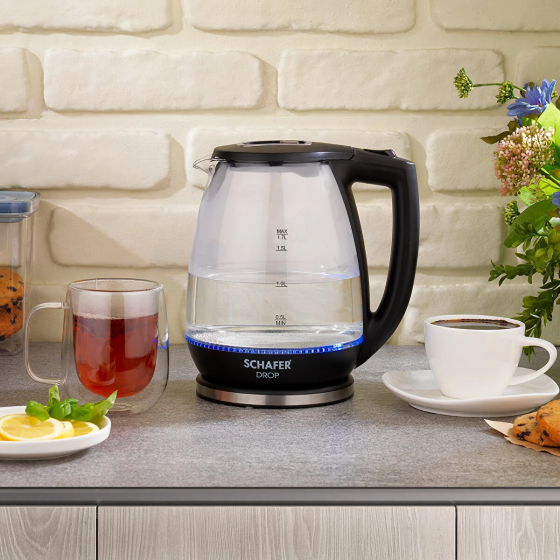 Schafer Drop Electric Kettle - Black Стамбул