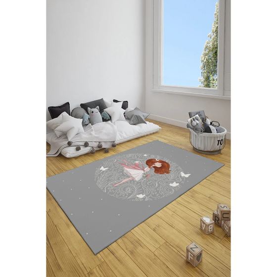 Comotex Non-Slip Base Washable Children's Carpet 120x150 cm Стамбул