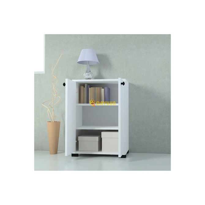 Mobilique Multi-Purpose Lady 3 Shelf White Cabinet Istanbul - photo 2