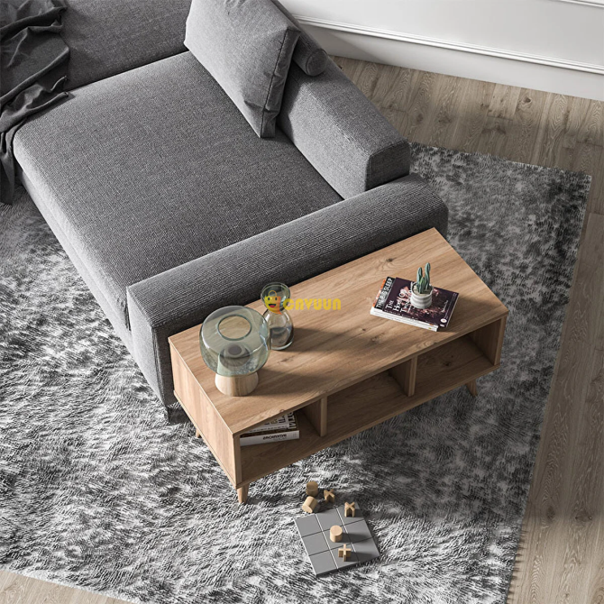 Ruum Store Nona Three Section Coffee Table Oak Varna Oak Istanbul - photo 2