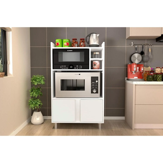 Simurg Furniture Simurg Multi-Purpose Electrobar Oven Cabinet - White Istanbul