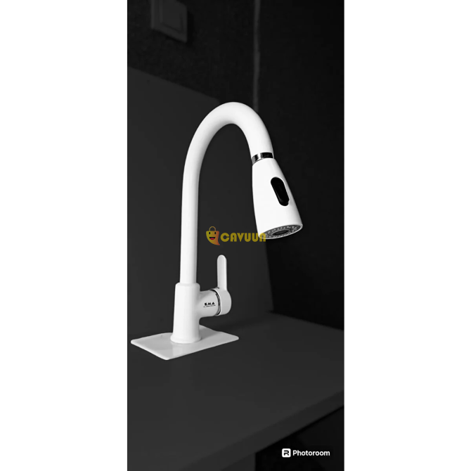 EMA Spiral Kitchen Sink Faucet White Istanbul - photo 1