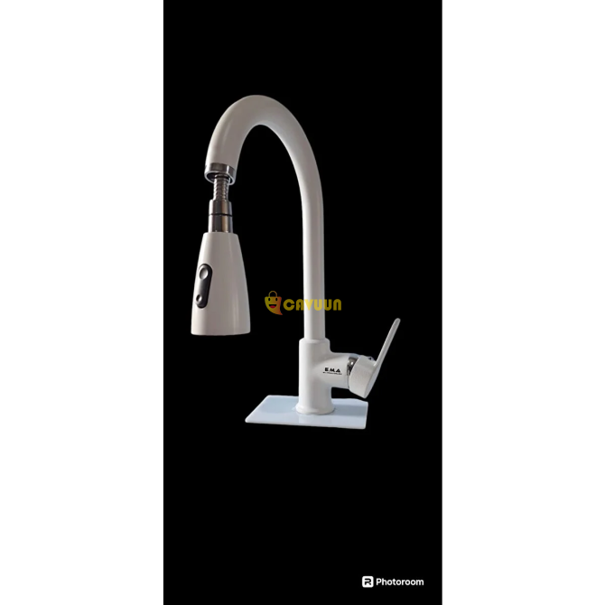 EMA Spiral Kitchen Sink Faucet White Istanbul - photo 2