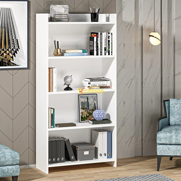 Cantek Design Amy Bookcase (60 Cm) White-White Istanbul - photo 1