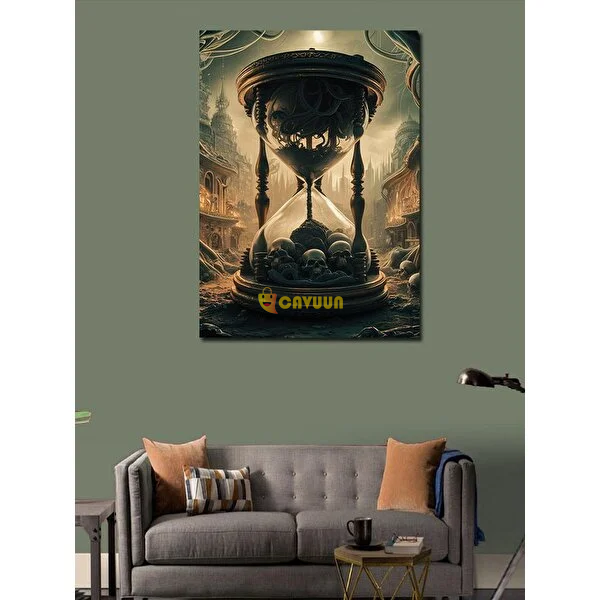 Tablomega Canvas Print Skull Hourglass 100x140 cm Istanbul - photo 3