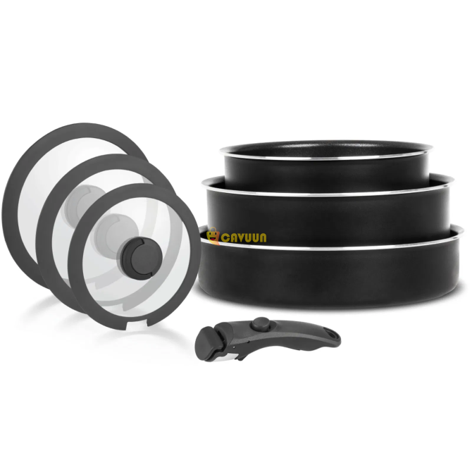 Leggno Titanium All In One 7 Piece Cookware Set - Black Istanbul - photo 1