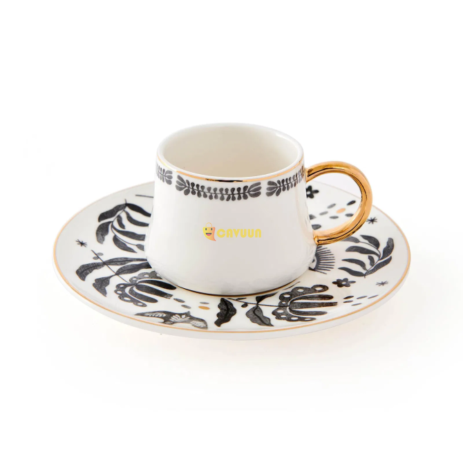 Emsan Artisan New Bone 4 Piece Coffee Cup Set Istanbul - photo 2