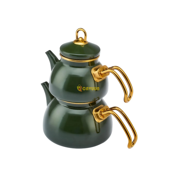 Emsan Artisan Enamel Mini Teapot Set - Green Istanbul - photo 3