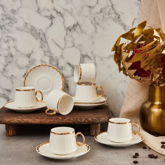 Pachi Cecilia 12 Piece Coffee Cup Set Стамбул