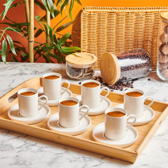 Bambum Aden 12 Piece Coffee Cup Set Стамбул