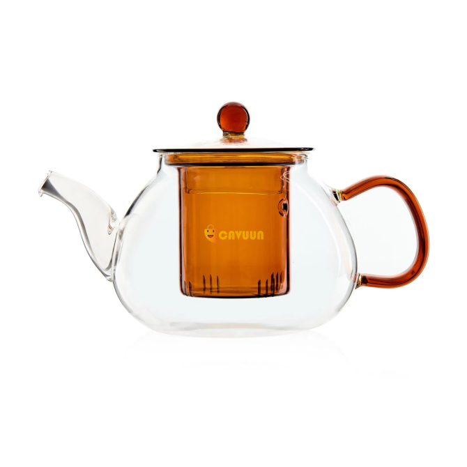 Tohana Glass Teapot with Strainer - Amber / Transparent - 650 ml Istanbul - photo 5