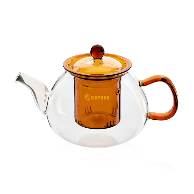 Tohana Glass Teapot with Strainer - Amber / Transparent - 650 ml Istanbul - photo 2