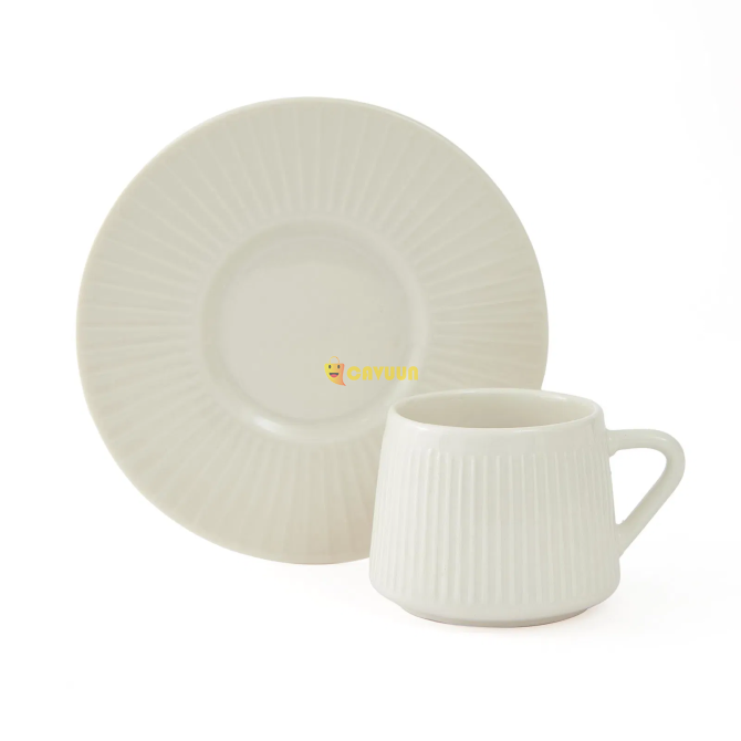 Bambum Lara Verti 12 Piece Coffee Cup Set - White Istanbul - photo 5