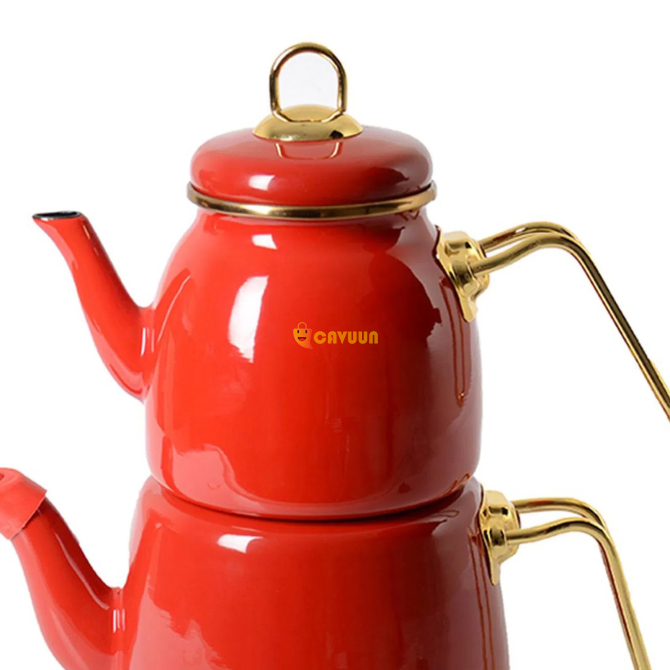 İpek Enamel Teapot - Red Istanbul - photo 2