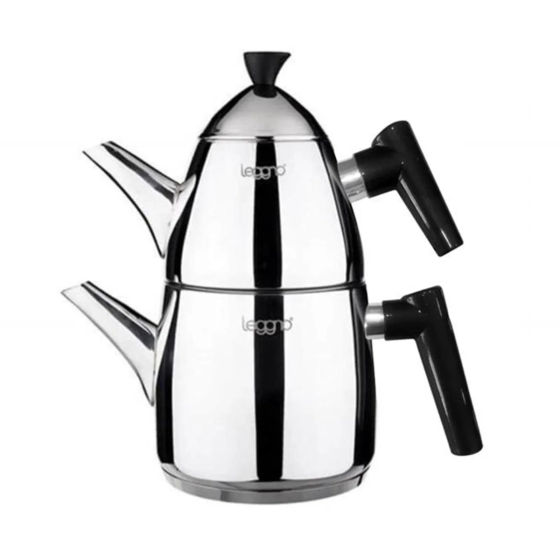 Leggno Joy Teapot - Silver - 1 lt + 2 lt Стамбул