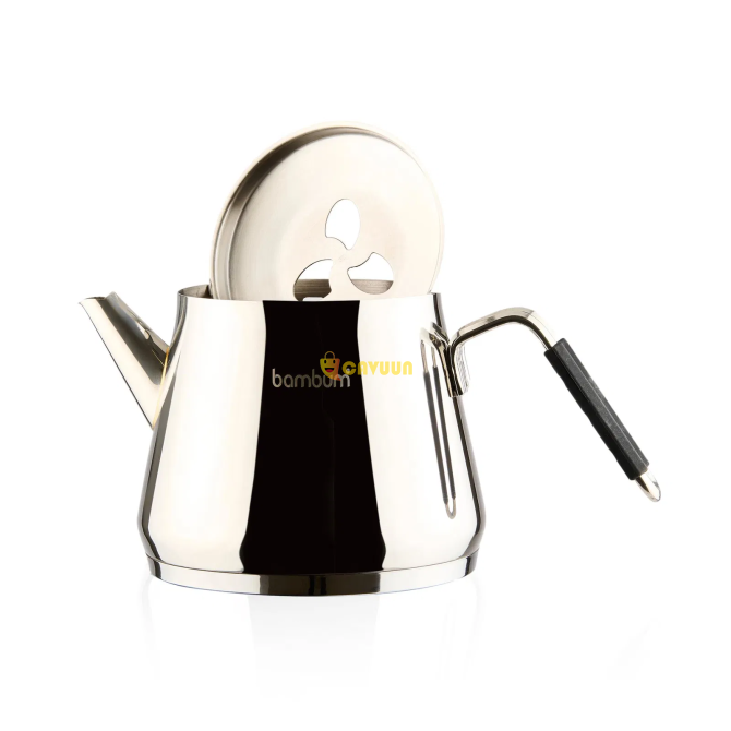 Bambum Serenity Steel Teapot - Grey / Black - 1.25 lt + 1.60 lt Istanbul - photo 2