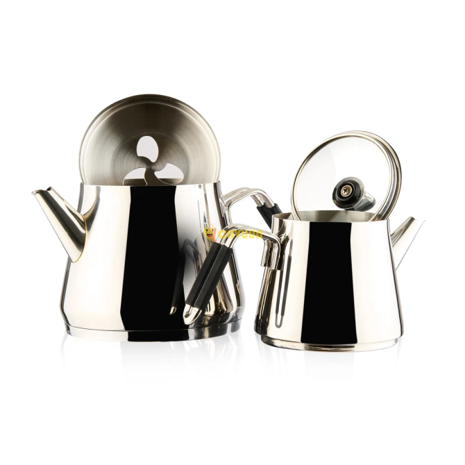 Bambum Serenity Steel Teapot - Grey / Black - 1.25 lt + 1.60 lt Istanbul - photo 4