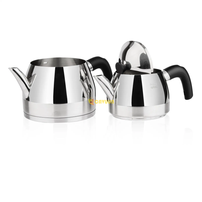 Hisar Optima Venus Teapot - Grey / Black - 1 lt + 2 lt Istanbul - photo 3